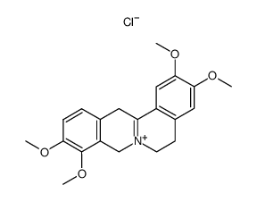 dihydropalmatine chloride结构式