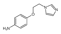 4-(2-imidazol-1-ylethoxy)aniline结构式