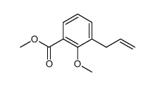3-Allyl-2-methoxybenzoic acid methyl ester结构式
