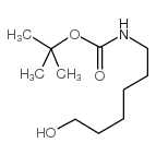 N-(6-羟基己基)氨基甲酸叔丁酯结构式