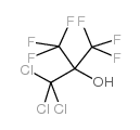 2,2,2-三氯-1,1-双(三氟甲基)乙醇结构式