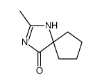 1,3-Diazaspiro[4.4]non-1-en-4-one, 2-methyl- (9CI)结构式