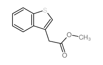 2-(1-苯并噻吩-3-基)乙酸甲酯结构式