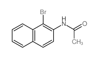 N-(1-bromonaphthalen-2-yl)acetamide结构式