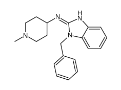 1-benzyl-N-(1-methylpiperidin-4-yl)benzimidazol-2-amine结构式