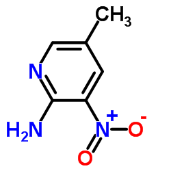 5-甲基-2-氨基-3-硝基吡啶结构式