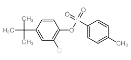 2-chloro-1-(4-methylphenyl)sulfonyloxy-4-tert-butyl-benzene结构式