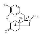 氢羟吗啡酮结构式
