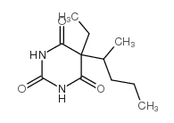 戊巴比妥结构式