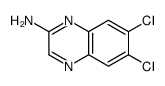 6,7-dichloroquinoxalin-2-amine结构式