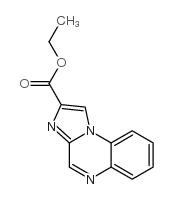 Imidazo[1,2-a]quinoxaline-2-carboxylic acid ethyl ester结构式