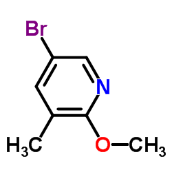 5-溴-2-甲氧基-3-甲基吡啶结构式