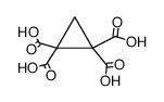 cyclopropane-1,1,2,2-tetracarboxylic acid结构式