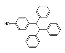 1-(4'-hydroxyphenyl)-1,2,2-triphenylethane结构式