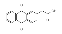 2-(9,10-DIOXO-9,10-DIHYDRO-2-ANTHRACENYL)ACETIC ACID结构式