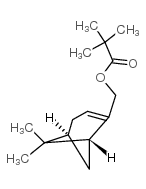 2,2-DIMETHYL-PROPIONIC ACID (1R,5S)-6,6-DIMETHYL-BICYCLO[3.1.1]HEPT-2-EN-2-YLMETHYL ESTER结构式