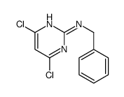 N-benzyl-4,6-dichloropyrimidin-2-amine结构式