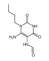 1-butyl-5-formylamino-6-aminouracil结构式