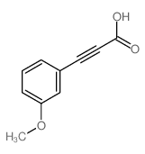 3-(3-methoxyphenyl)prop-2-ynoic acid结构式