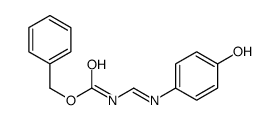 benzyl N-[(4-hydroxyanilino)methylidene]carbamate结构式