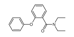 N,N-diethyl-2-phenoxybenzamide结构式