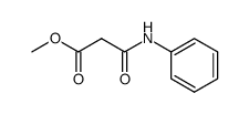 Methyl 2-(N-phenylaminocarbonyl)acetate结构式