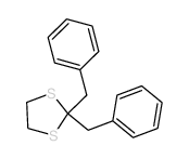 1,3-Dithiolane,2,2-bis(phenylmethyl)-结构式
