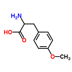 DL-4-甲氧基苯丙氨酸结构式
