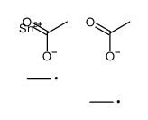 [acetyloxy(diethyl)stannyl] acetate结构式