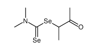 3-oxobutan-2-yl dimethylcarbamodiselenoate结构式