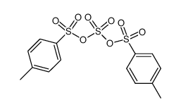 mixed anhydride of 4-toluenesulfonic acid and 4-toluenepyrosulfonic acid结构式