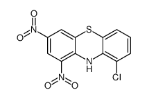 9-chloro-1,3-dinitro-10H-phenothiazine结构式