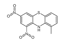 9-methyl-1,3-dinitro-10H-phenothiazine结构式