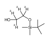 2-[tert-butyl(dimethyl)silyl]oxy-1,1,2,2-tetradeuterioethanol结构式