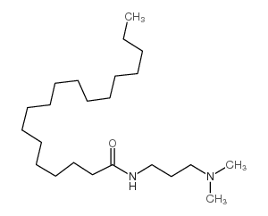 N-[3-(二甲基氨基)丙基]十八烷酰胺结构式