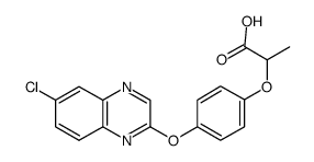 喹禾灵结构式