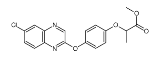 喹禾灵甲酯结构式