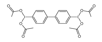 4,4'-bis(diacetoxyiodo)biphenyl结构式