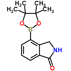2,3-二氢-4-(4,4,5,5-四甲基-1,3,2-二氧硼烷)-1H-异吲哚-1-酮结构式