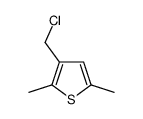 3-Chloromethyl-2,5-dimethyl-thiophene结构式
