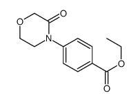 ethyl 4-(3-oxomorpholin-4-yl)benzoate结构式