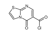 5H-Thiazolo[3,2-a]pyrimidine-6-carbonyl chloride, 5-oxo- (9CI)结构式