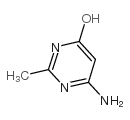 4-氨基-6-羟基-2-甲基嘧啶结构式