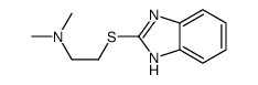 2-(1H-benzimidazol-2-ylsulfanyl)-N,N-dimethylethanamine结构式