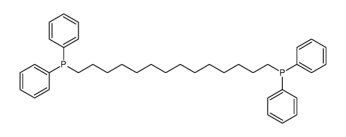 14-diphenylphosphanyltetradecyl(diphenyl)phosphane结构式