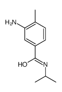 3-amino-N-isopropyl-4-methylbenzamide结构式