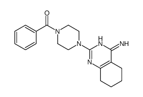 [4-(4-amino-5,6,7,8-tetrahydroquinazolin-2-yl)piperazin-1-yl]-phenylmethanone结构式