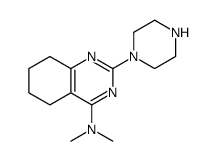 N,N-dimethyl-2-piperazin-1-yl-5,6,7,8-tetrahydroquinazolin-4-amine结构式