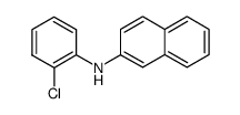 N-(2-chlorophenyl)naphthalen-2-amine结构式