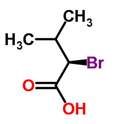 (R)-(+)-2-溴-3-甲基丁酸结构式